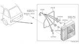 Diagram for 1987 Nissan Stanza Back Up Light - 26557-29R00