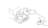 Diagram for 1988 Nissan Stanza Hood Cable - 65620-11R01