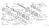 Diagram for 1988 Nissan Stanza Synchronizer Ring - 32607-01B16