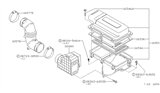 Diagram for 1986 Nissan Stanza Air Duct - 16578-29R00