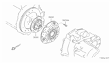 Diagram for Nissan Stanza Clutch Disc - 30100-06R00