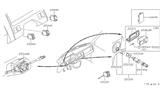 Diagram for 1986 Nissan Stanza Headlight Switch - 25560-V6500