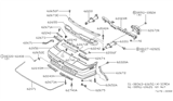 Diagram for 1986 Nissan Stanza License Plate - 62056-20R00