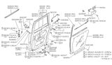 Diagram for Nissan Hardbody Pickup (D21) Body Mount Hole Plug - 80892-G2500