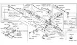 Diagram for Nissan Stanza Steering Gear Box - 49200-27R00