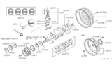 Diagram for 1986 Nissan Stanza Crankshaft Pulley - 12303-29R00