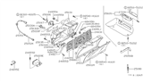 Diagram for 1988 Nissan Stanza Tachometer - 24850-29R02