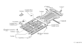 Diagram for 1986 Nissan Stanza Floor Pan - 74514-20R15