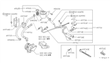 Diagram for 1986 Nissan Stanza Power Steering Hose - 49710-20R10