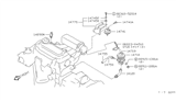 Diagram for Nissan Stanza EGR Tube - 14120-29R00