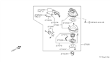 Diagram for 1990 Nissan Stanza Cooling Hose - 27228-85E00