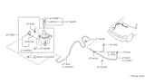 Diagram for Nissan Stanza Washer Reservoir - 28910-85E00