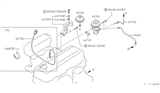 Diagram for 1992 Nissan Stanza EGR Valve - 14710-30R10