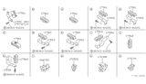 Diagram for 1989 Nissan Maxima Fuel Line Clamps - 17571-51E00