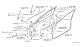 Diagram for 1991 Nissan Stanza Window Run - 80215-51E00