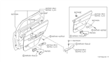 Diagram for 1990 Nissan Stanza Ashtray - 96520-51E02