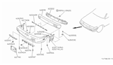 Diagram for 1992 Nissan Stanza Bumper - 62022-65E26