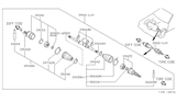 Diagram for 1990 Nissan Stanza Axle Shaft - 39101-55E02