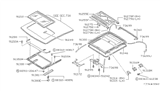 Diagram for 1991 Nissan Stanza Sunroof - 91210-51E20