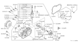 Diagram for 1994 Nissan Axxess Bellhousing - 31340-21X64