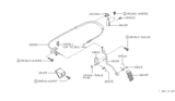 Diagram for Nissan Stanza Throttle Cable - 18201-65E00