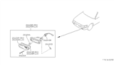 Diagram for Nissan Stanza Side Marker Light - 26121-40F00