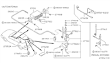 Diagram for 1991 Nissan Stanza Antenna - 28200-65E01