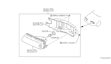 Diagram for 1991 Nissan Stanza Headlight - 26075-65E00