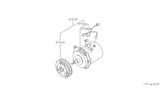 Diagram for 1990 Nissan Stanza A/C Clutch - 92660-65E00