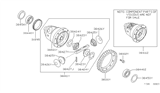 Diagram for Nissan Maxima Differential - 38421-16E00