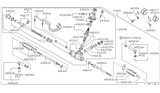 Diagram for 1990 Nissan Axxess Tie Rod End - 48520-53E25