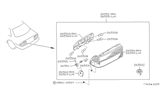 Diagram for 1990 Nissan Stanza Tail Light - B6555-65E00