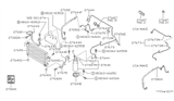 Diagram for 1992 Nissan Stanza A/C Hose - 92440-65E60