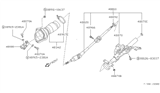 Diagram for Nissan Stanza Steering Column - 48810-65E61