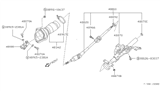 Diagram for 1992 Nissan Stanza Steering Column - 48810-65E61