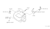 Diagram for Nissan Stanza Automatic Transmission Shift Position Sensor Switch - 31918-27X61