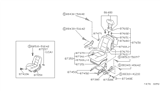 Diagram for 1990 Nissan Stanza Seat Motor - 87450-65E00