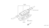 Diagram for 1990 Nissan Stanza Catalytic Converter - 20802-65E28