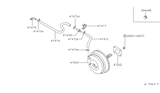 Diagram for Nissan Stanza Brake Booster Vacuum Hose - 47474-65E00