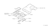 Diagram for Nissan Stanza Wheelhouse - 75174-65E30