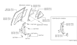 Diagram for 1992 Nissan Stanza Window Motor - 82731-51E02