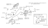 Diagram for 1992 Nissan Stanza Rear Passenger Door Handle Latch - 82503-65E00