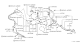 Diagram for Nissan Stanza Power Steering Hose - 49725-65E10