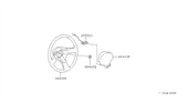 Diagram for 1990 Nissan Stanza Steering Wheel - 48430-66E03