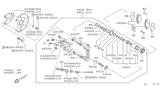 Diagram for 1995 Nissan Hardbody Pickup (D21U) Brake Bleeder Screw - 41128-88E01