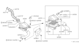 Diagram for 1992 Nissan Stanza Air Intake Coupling - 16554-65E00