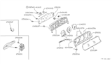 Diagram for 1990 Nissan Stanza Speedometer - 24820-65E00