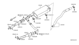 Diagram for Nissan Pathfinder Muffler - 20100-ZL10A