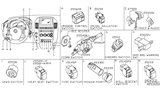 Diagram for Nissan Xterra Headlight Switch - 25560-ZP53E