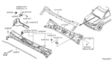 Diagram for Nissan Dash Panels - 67100-ZL80B